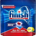 أقراص غسالة الأطباق الكل في واحد برائحة الليمون باوربل من فنش - 30 قطعة