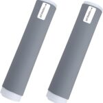 غطاء سيليكون عازل للحرارة ، حامل مقبض ساخن من السيليكون المطور، غطاء مقبض طاسة قلي من الحديد المصبوب مقاوم للحرارة، حامل مقبض سيليكون ساخن (قطعتان )