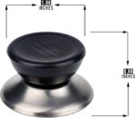 مقابض بديلة للوعاء البلاستيكي ، استبدال مقبض المقلاة ، مقبض غطاء الوعاء ، مقبض الإناء ، مقبض غطاء الوعاء ، مقبض غطاء المقلاة - Image 2