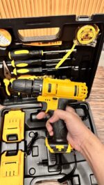 ⁦شنيور لاسلكى ببطاريتين 24 فولت 33 قطعة⁩ - الصورة ⁦3⁩