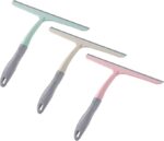 فرشاة تنظيف الزجاج متعددة الوظائف، مقشطة لتنظيف النوافذ والمكتب والجدران والزجاج مع مساحة مطاطية - أداة تنظيف منزلية متينة وفعالة، مقاس 24 سم. - Image 2