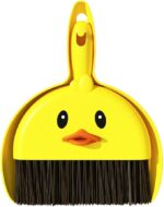 مجموعة مكنسة وجاروف ، مكنسة يدوية صغيرة بشعيرات ناعمة، قطعة لتنظيف لوحة المفاتيح برسوم كرتونية وسطح المكتب ومن أدوات المطبخ ومخلفات الحيوانات الأليفة - Image 6