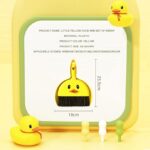 مجموعة مكنسة وجاروف ، مكنسة يدوية صغيرة بشعيرات ناعمة، قطعة لتنظيف لوحة المفاتيح برسوم كرتونية وسطح المكتب ومن أدوات المطبخ ومخلفات الحيوانات الأليفة - Image 5