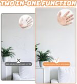 ⁦كرة طلاء دوارة مع فرشاة، تصميم لفة كبيرة، قوة إخفاء عالية، فرشاة بسيطة، بكرة طلاء مع خزان طلاء مدمج | بكرة قابلة للفصل | أداة طلاء جدارية سهلة 500 غرام⁩ - الصورة ⁦2⁩